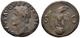 Kaiserzeit
Augustus 27 v. Chr. -14 n. Chr.
As (für Divus Augustus unter Tiberius) 34-37 -Rom-. DIVVS AVGVSTVS PATER. Büste mit Strahlenkrone nach li...
