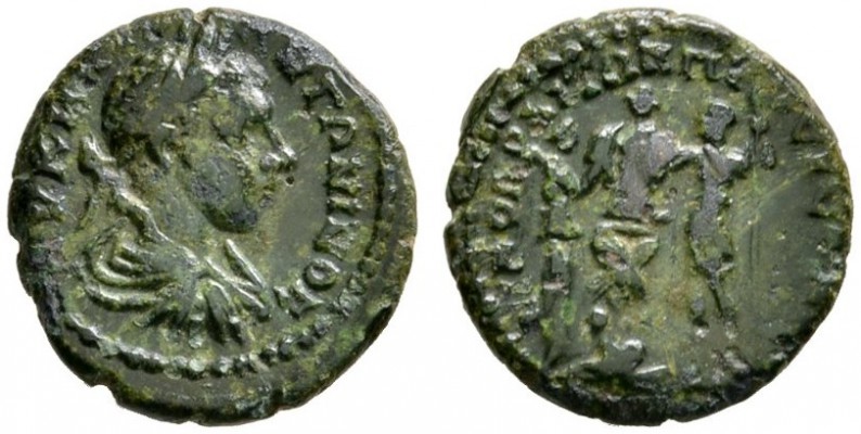 Kaiserzeit
Elagabalus 218-222
AE-17 mm (Provinzialprägung für MOESIA) -Nikopol...