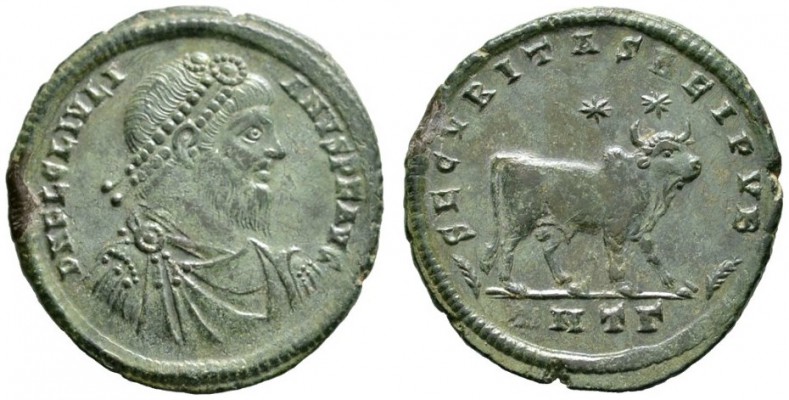 Kaiserzeit
Julianus II. 360-363
Doppelmaiorina -Antiochia-. D N FL CL IVLIANVS...