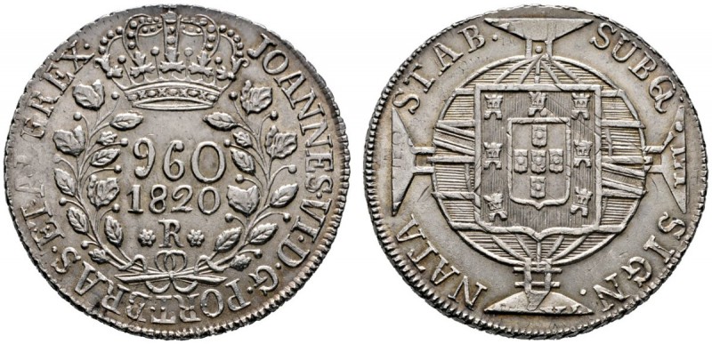 Brasilien
Johann VI. Prinzregent und König 1799-1822
960 Reis 1820 -Rio de Jan...