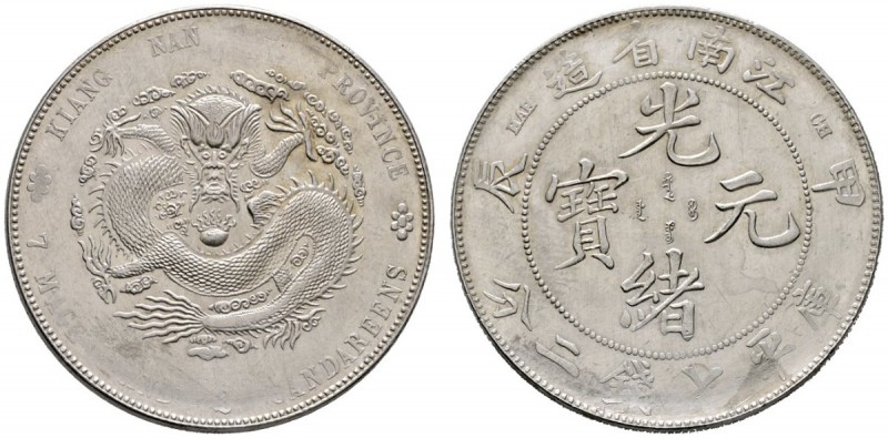 China-Provinz Kiagnan
Dollar o.J (1904). HAH-CH und ohne Punkte etc. im äußeren...