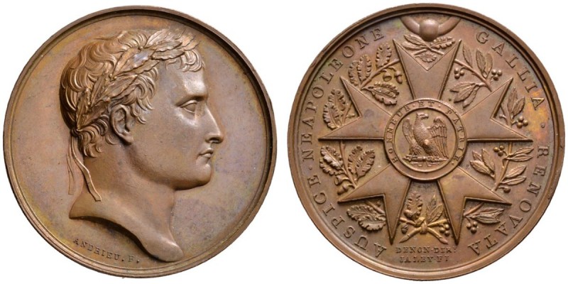 Frankreich-Königreich
Napoleon I. 1804-1815
Bronzemedaille o.J. (1804) von And...