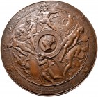 Großbritannien
Victoria 1837-1901
Einseitiges Bronzemedaillon 1857 von Antoine Vechte. Prämie des National Art Competition, die von 1857 bis 1865 ve...