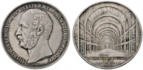 Großbritannien
Victoria 1837-1901
Silbermedaille 1862 von Schnitzspahn und Wiener, auf die Internationale Ausstellung in London. Büste des Prinzen A...