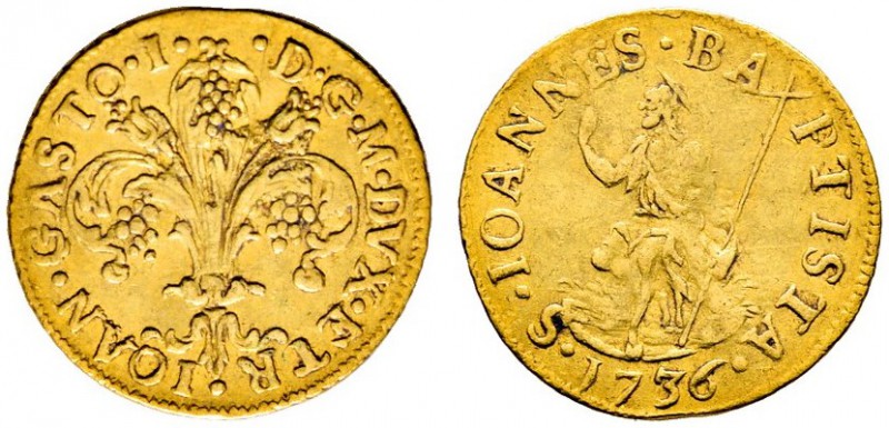 Italien-Florenz
Gian Gastone Medici 1723-1737
Fiorino d'oro 1736 -Florenz-. Fl...