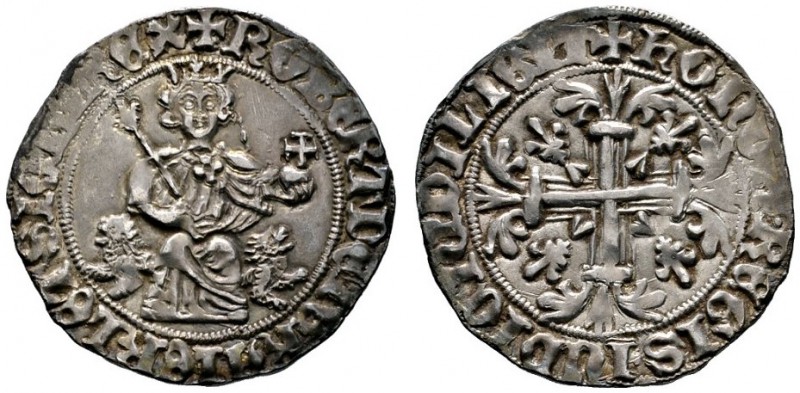 Italien-Neapel
Robert von Anjou 1309-1343
Gigliato o.J. König mit geschulterte...
