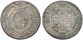 Schweiz-Freiburg
Gulden zu 56 Kreuzer 1797. DT 647b, HMZ 2-271b.
feine Patina, sehr schön