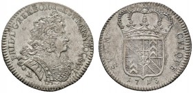 Schweiz-Neuenburg (Neuchatel)
Friedrich I. von Preussen 1707-1713
1/4 Taler 1713. DT 984b, HMZ 2-699b.
feine Patina, minimale Randjustierungen, vor...