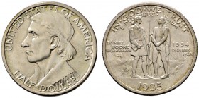 USA
Gedenk-1/2 Dollar 1935. Daniel Boone Bicentennial. KM 165.2.
vorzüglich-prägefrisch