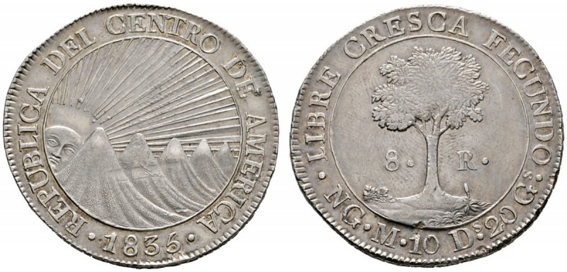 Zentralamerikanische Republik
8 Reales 1835 -Guatemala (NG)-. KM 4. 26,80 g
se...