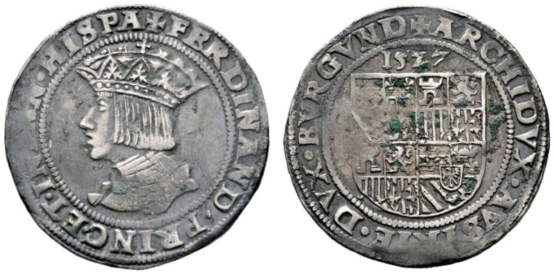 Ferdinand I. 1521-1564
Pfundner 1527 -Wien-. Markl 82, Schulten 4109.
dunkle P...