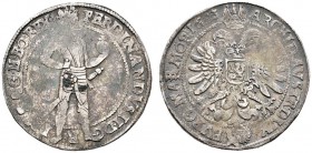 Ferdinand II. 1592/1619-1637
1/4 Taler 1623 -Prag-. Her. 887, Dietiker 666, Halacka 755, Slg. Dietiker -.
selten, feine Patina, partielle Prägeschwä...