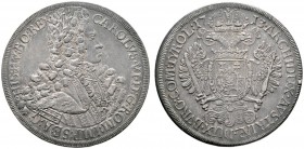 Karl VI. 1711-1740
Taler 1713 -Hall-. Her. 332, Dav. 1050, Voglh. 259/1, MT 838.
feine Patina, winzige Schrötlingsfehler, sehr schön-vorzüglich