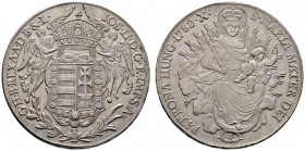 Josef II. 1780-1790
Madonnentaler 1782 -Kremnitz-. Her. 147, J. 27, Dav. 1168, Voglh. 295/1, Huszar 1869.
fast vorzüglich