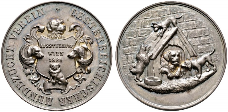 Haus Österreich
Franz Josef I., Kaiser von Österreich 1848-1916
Silbermedaille...