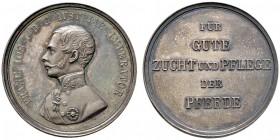 Haus Österreich
Franz Josef I., Kaiser von Österreich 1848-1916
Silberne Prämienmedaille o.J. von J. Tautenhayn (unsigniert), für gute Zucht und Pfl...