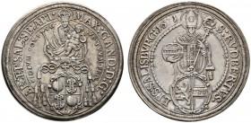 Salzburg, Erzbistum
Max Gandolph von Küenburg 1668-1687
Taler 1671. Zöttl 1995, Probszt 1655, Dav. 3508. -Walzenprägung-
sehr schön