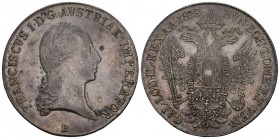 Austria Netherlands 1818 B Taler Silber 29.4g vorzüglich