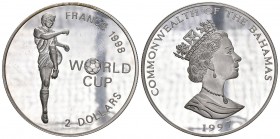 Bahamas 1997 2 Dollar Silber 23.4g Proof