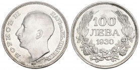 Bulgarien 1930 100 Leva Silber 20g KM 43 vz-unz