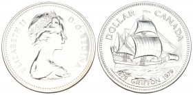 Canada 1979 1 Dollar Silber 23.3g Columbia KM 124 Proof