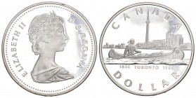 Canada 1984 1 Dollar Silber 23.3g Columbia KM 140 Proof