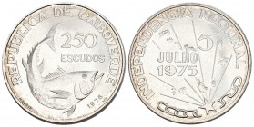 Cape Verde 1976 250 Escudos Silber 16.4g KM 13 Proof
