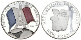 Conco 1996 1000 Francs Silber 20g selten KM NEW Proof