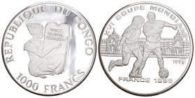 Conco 1996 1000 Francs Silber 20g selten KM NEW Proof