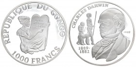 Conco 1999 1000 Francs Silber 15g KM 43 Proof