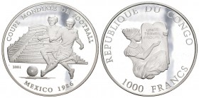 Conco 2001 1000 Francs Silber 15g KM 47 Proof