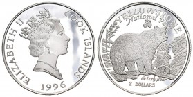 Cook Island 1996 2 Dollar Silber 10 g KM 279 Proof