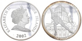 Cook Island 2002 1 Dollar Silber 19.8g selten Proof