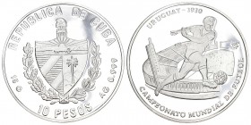 Cuba 2001 10 Pesos Silber 15g Selten KM 773 Proof