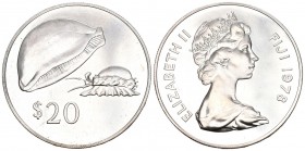 Fiji 1978 20 Dollar Silber 35g Selten KM NEW Proof