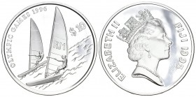 Fiji 1995 10 Dollar Silber 31.1g KM 7g Proof