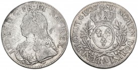 Frankreich 1727 Ecu Silber Paris KM 486.1 ss-vz