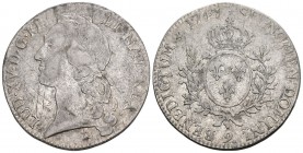 Frankreich 1747 Ecu in Silber 29.17g KM 512.24 bis ss