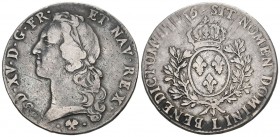 Frankreich 1765 Ecu Silber 29g KM 512.12 s-ss