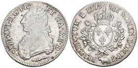 Frankreich 1779 Ecu Silber 29.1g Mzz: Pau KM 572 bis vz