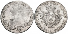 Frankreich 1783 Ecu Silber 28.8g Bayonne KM 564.9 s-ss