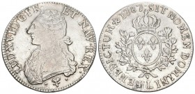Frankreich 1787 Ecu Silber 29.1g KM 564.9 ss-vz