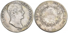 Frankreich L`AN XI 5 Francs Silber 25g Mzz: MA KM 650 selten schön