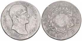 Frankreich L `AN 5 Francs Silber 25g KM 659.8 schön