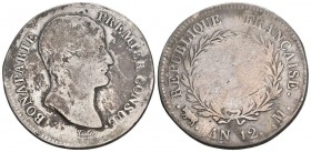 Frankreich AN 12 Q 5 Francs Silber 25g KM 659.12 bis ss