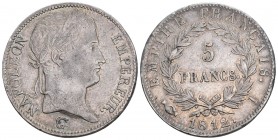Frankreich 1814 M 5 Francs Silber 24.7g Selten KM 702.9 ss