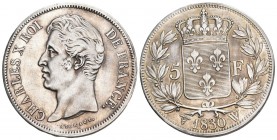 Frankreich 1830 W 5 Francs Silber 25g Selten KM 737.4 schön