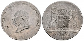 Württemberg 1874 5 Mark Silber 27.7g KM 632 ss-vz