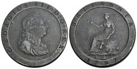 England 1797 2 Pence in Broce KM 619 ss