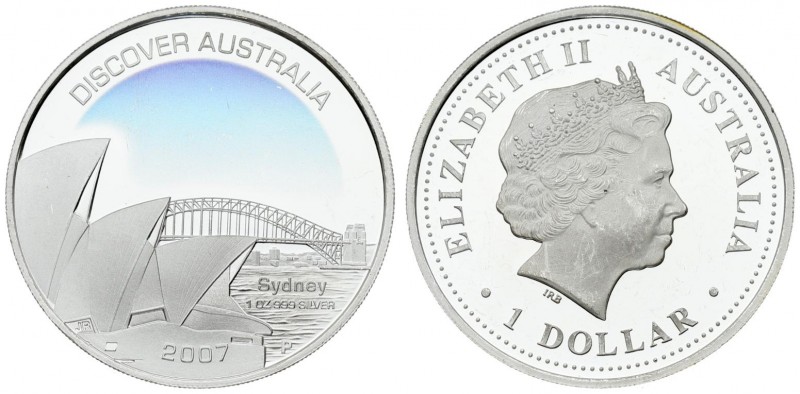 Australia 1 Dollar 2007 Elizabeth II (1952-). 'Discover Australia' series - Sydn...